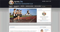 Desktop Screenshot of nyvsc.hu